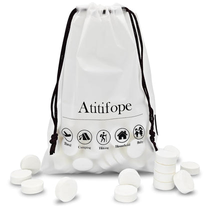 Atitifope Compressed Towels Facial Cleansing Cloths Travel Camping Washcloths (7.9in*7.9in,100pieces)