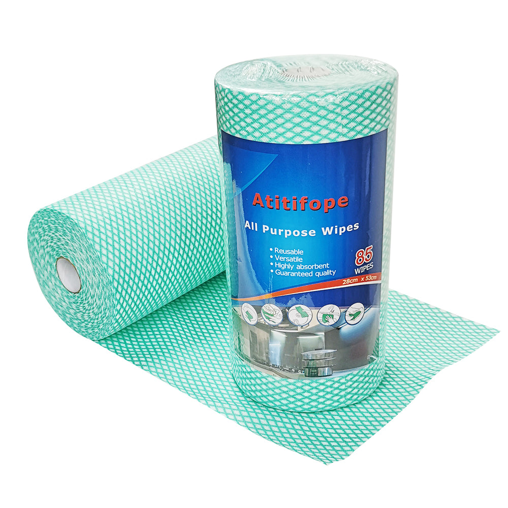 Wholesale Atitifope Handi Wipes Reusable Cloths 85pcs Perforated Roll Restaurant Dishcloth Multipurpose Cleaning Wipes